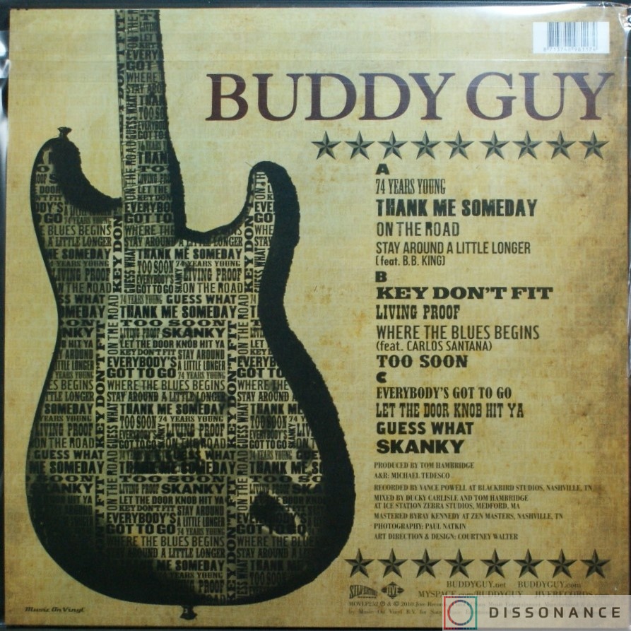 Виниловая пластинка Buddy Guy - Living Proof (2010) - фото 1