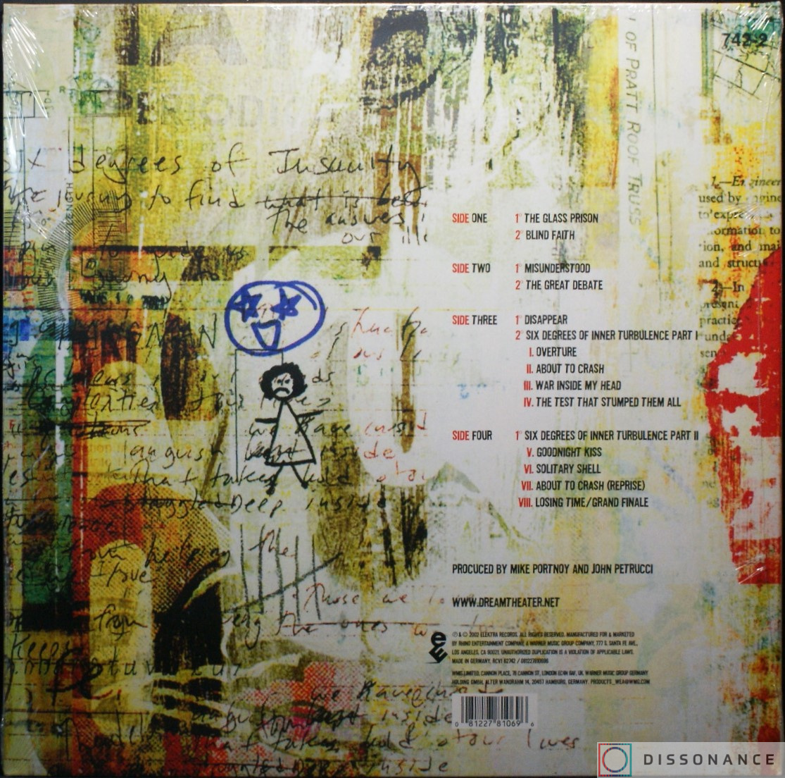 Виниловая пластинка Dream Theater - Six Degrees Of Inner Turbulence (2001) - фото 1