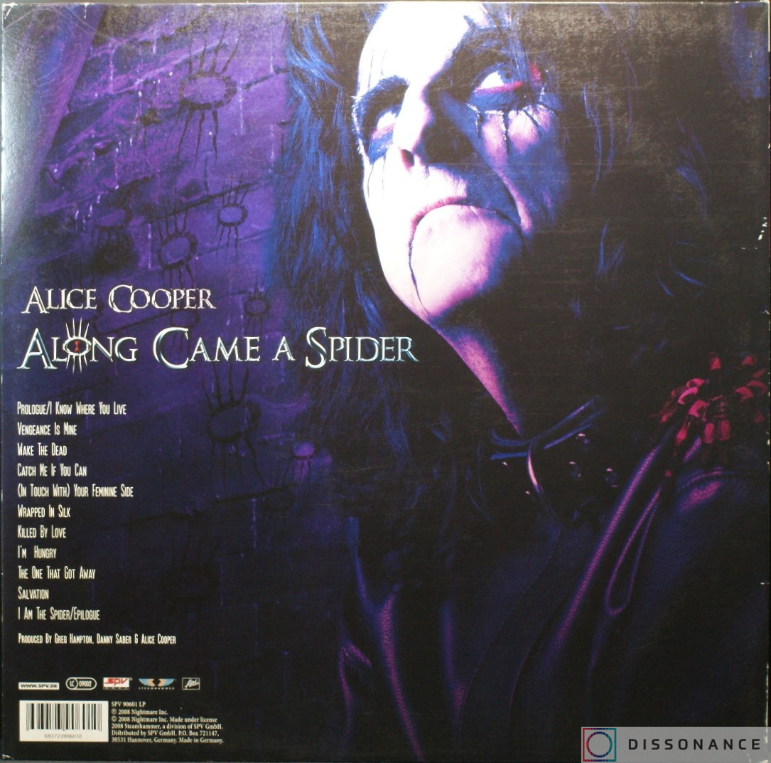Виниловая пластинка Alice Cooper - Along Came A Spider (2008) - фото 2