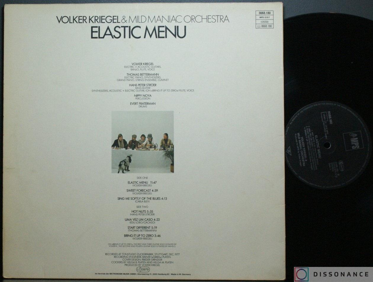 Виниловая пластинка Volker Kriegel - Elastic Menu (1978) - фото 1