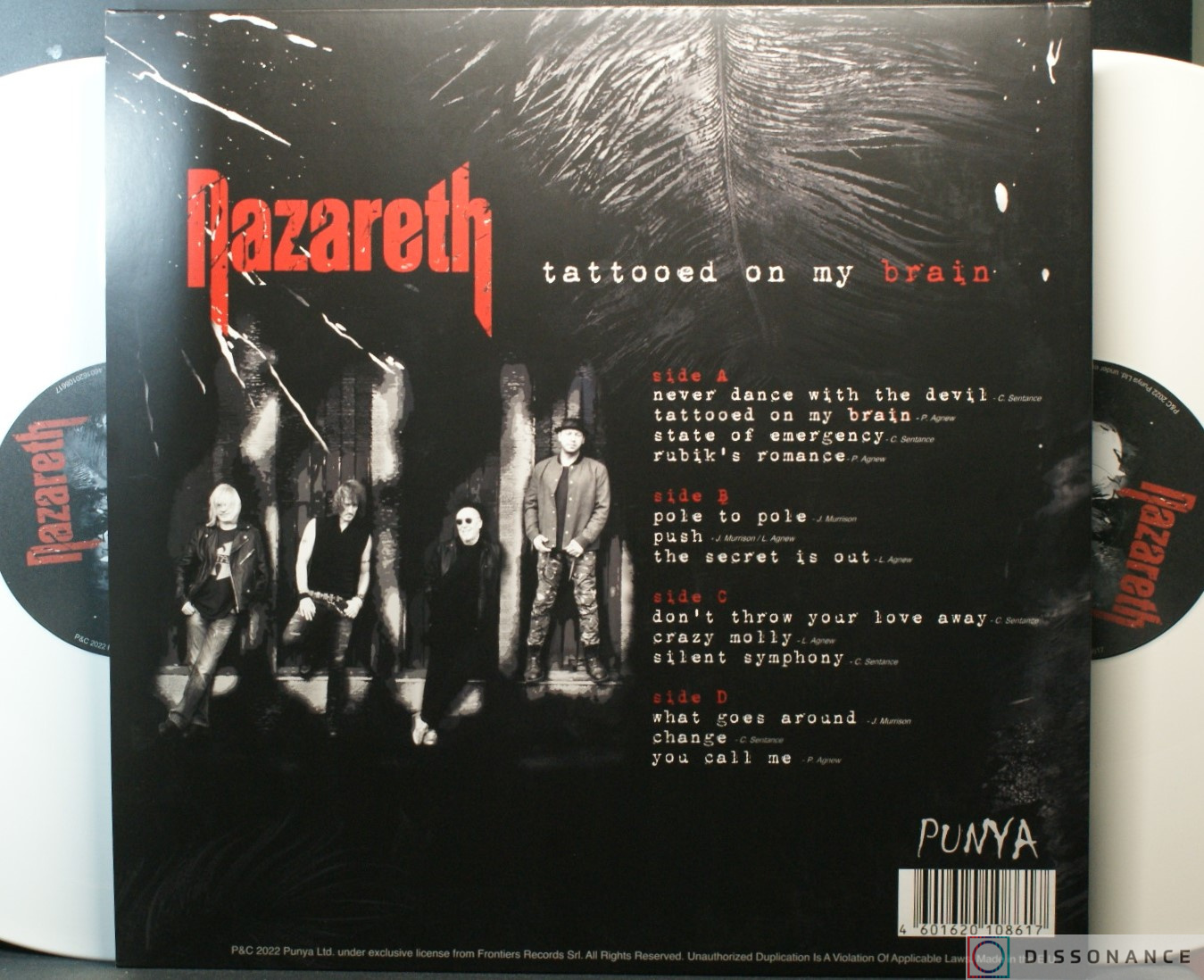 Виниловая пластинка Nazareth - Tattooed On My Brain (2018) - фото 2