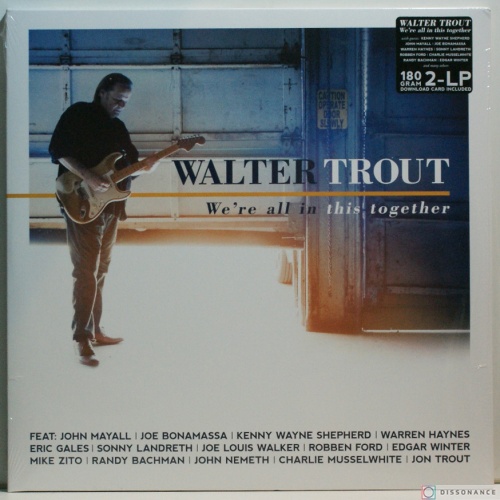 Виниловая пластинка Walter Trout - We Are All In This Together (2017)