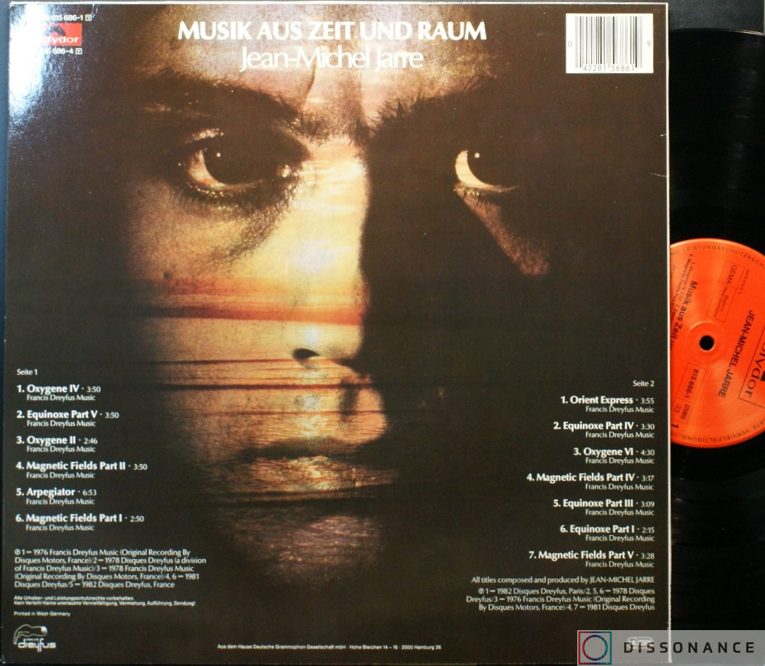 Виниловая пластинка Jean Michel Jarre - Musik Aus Zeit Und Raum Best Of (1983) - фото 1
