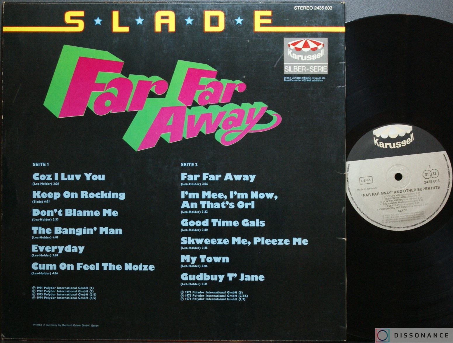 Виниловая пластинка Slade - Far Far Away (1974) - фото 1