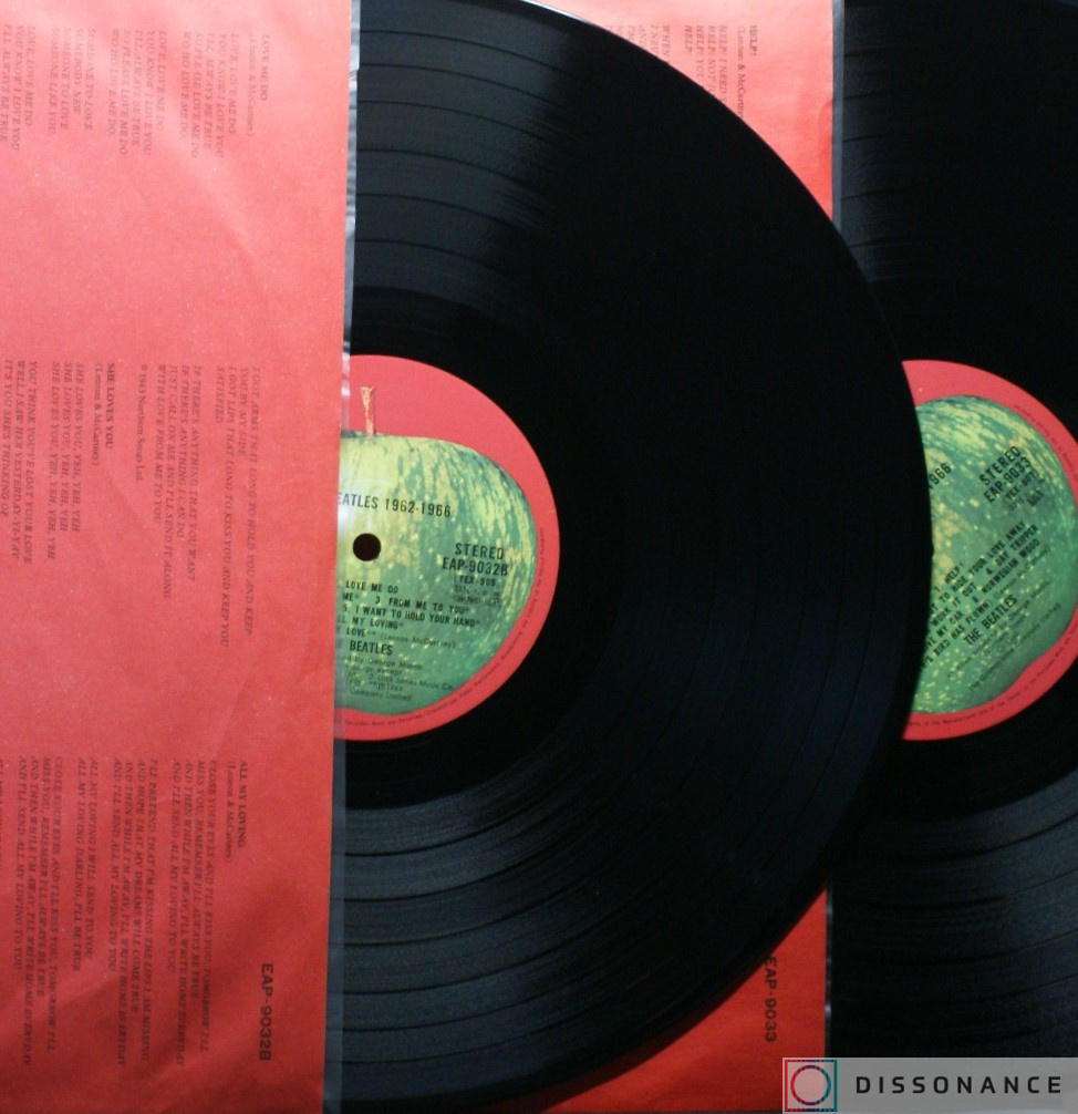 Виниловая пластинка Beatles - 1962-1966 (1973) - фото 4