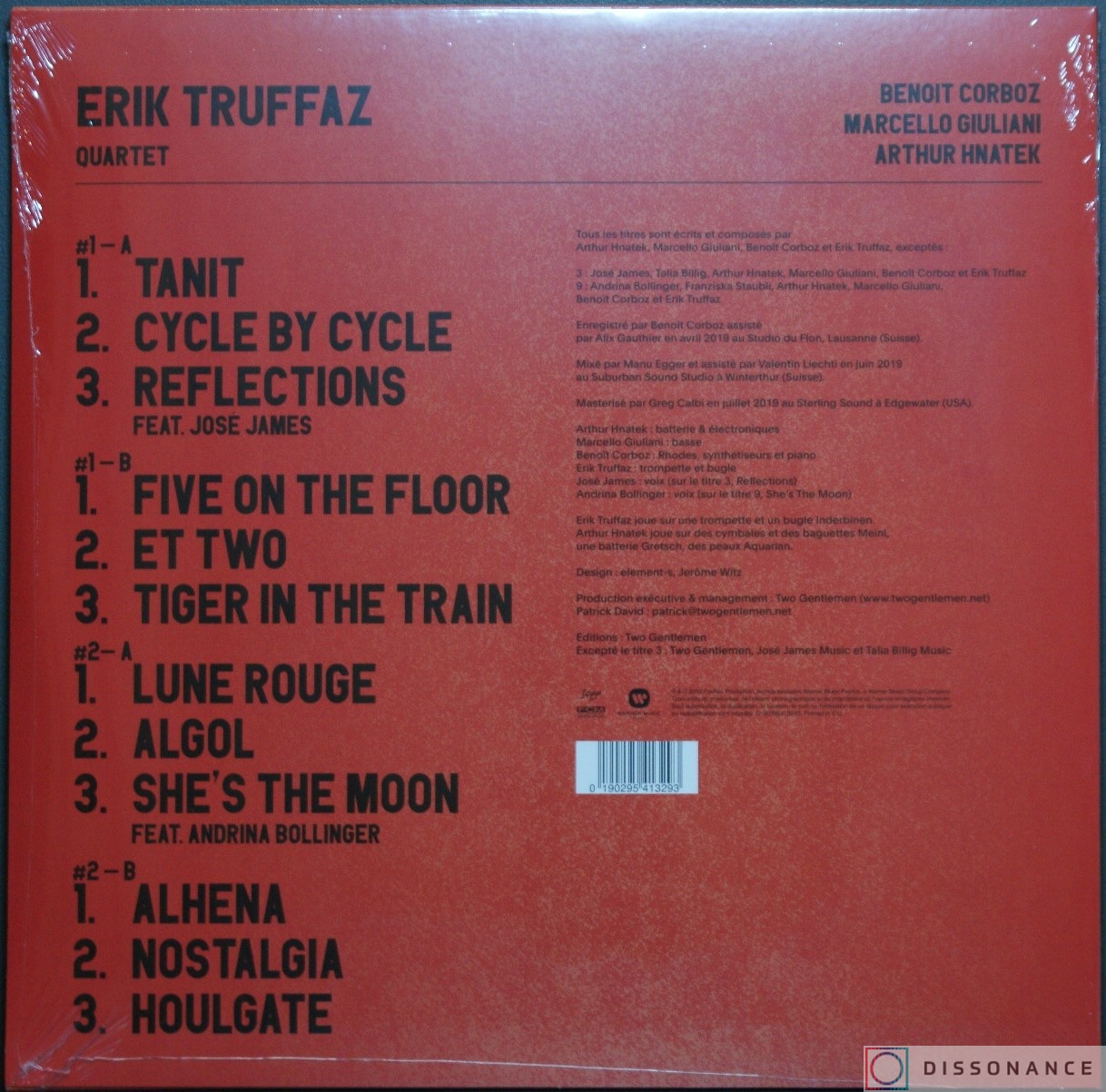 Виниловая пластинка Erik Truffaz - Lune Rouge (2019) - фото 1