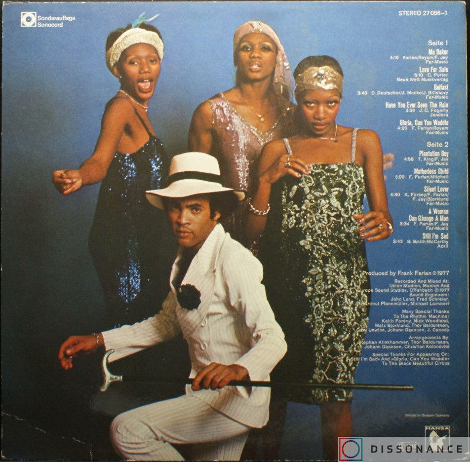 Виниловая пластинка Boney M - Love For Sale (1977) - фото 1