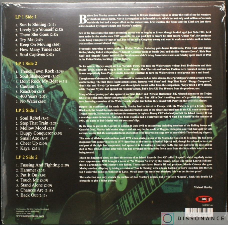 Виниловая пластинка Bob Marley - Legend The Best Of Bob Marley (2011) - фото 1