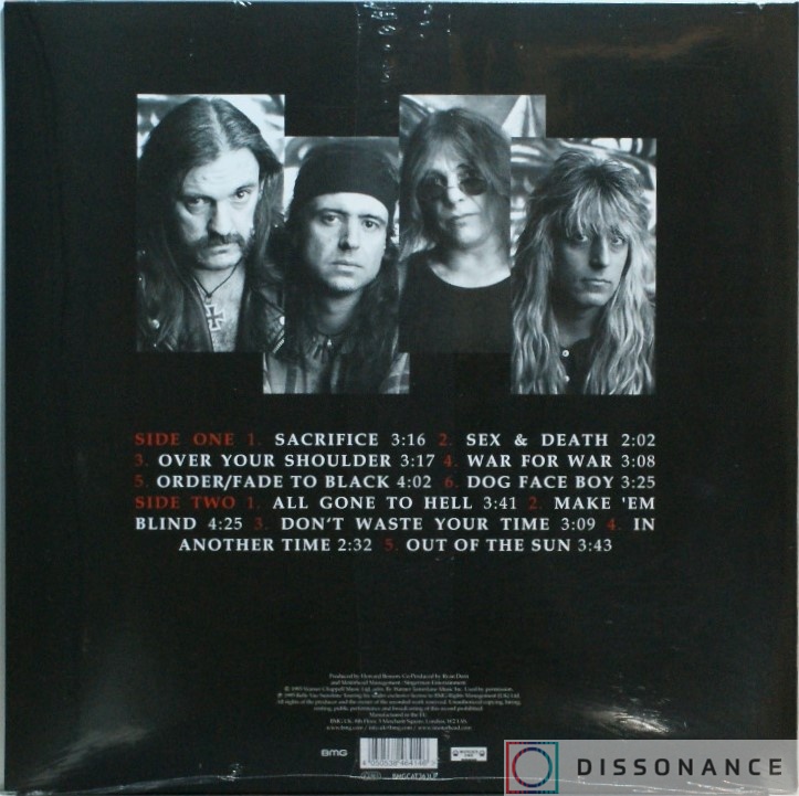 Виниловая пластинка Motorhead - Sacrifice (1995) - фото 1