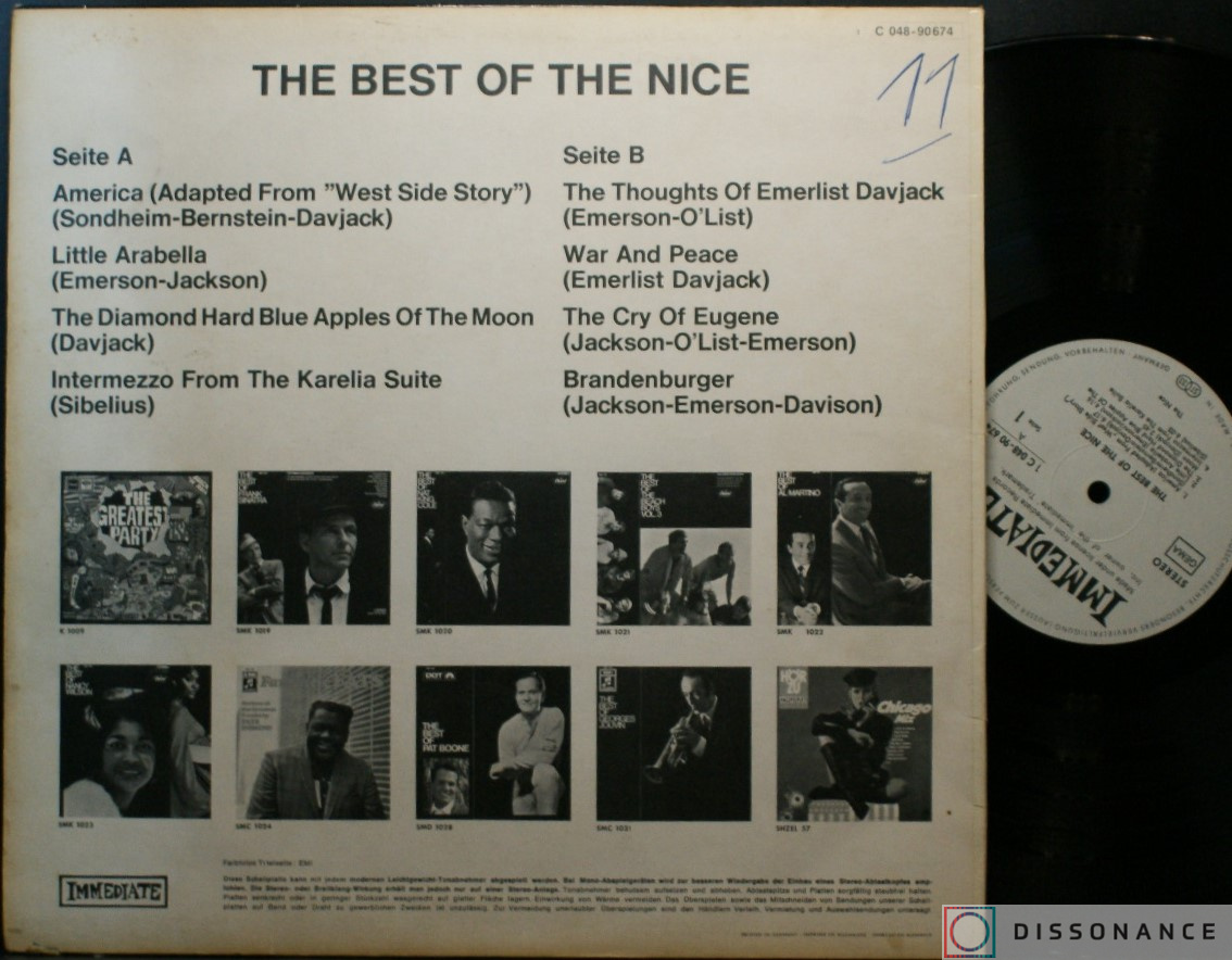 Виниловая пластинка Nice - Best Of Nice (1971) - фото 1