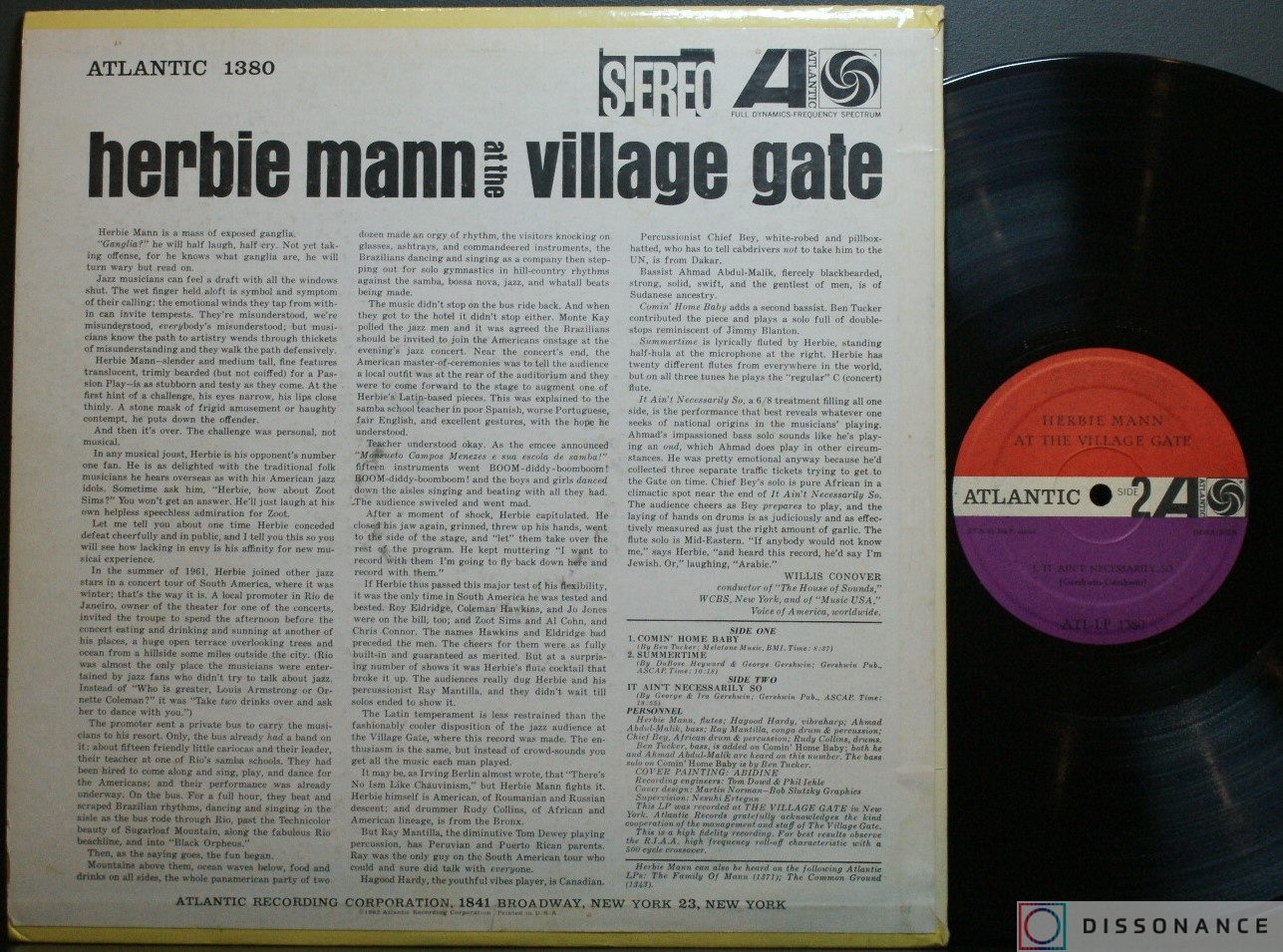 Виниловая пластинка Herbie Mann - At The Village Gate (1962) - фото 1