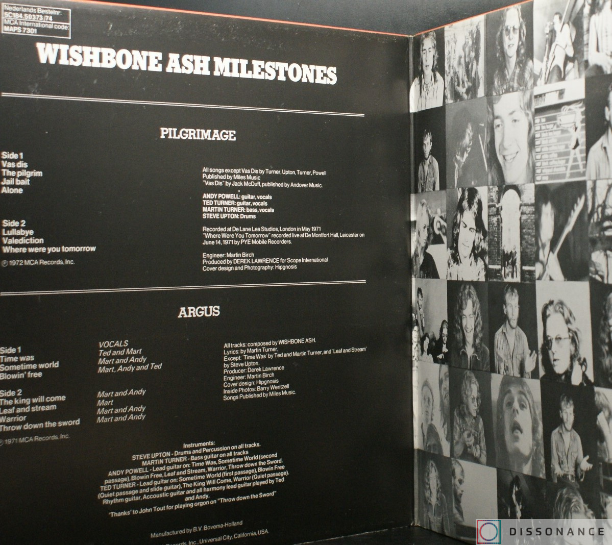 Виниловая пластинка Wishbone Ash - Pilgrimage And Argus (1977) - фото 1