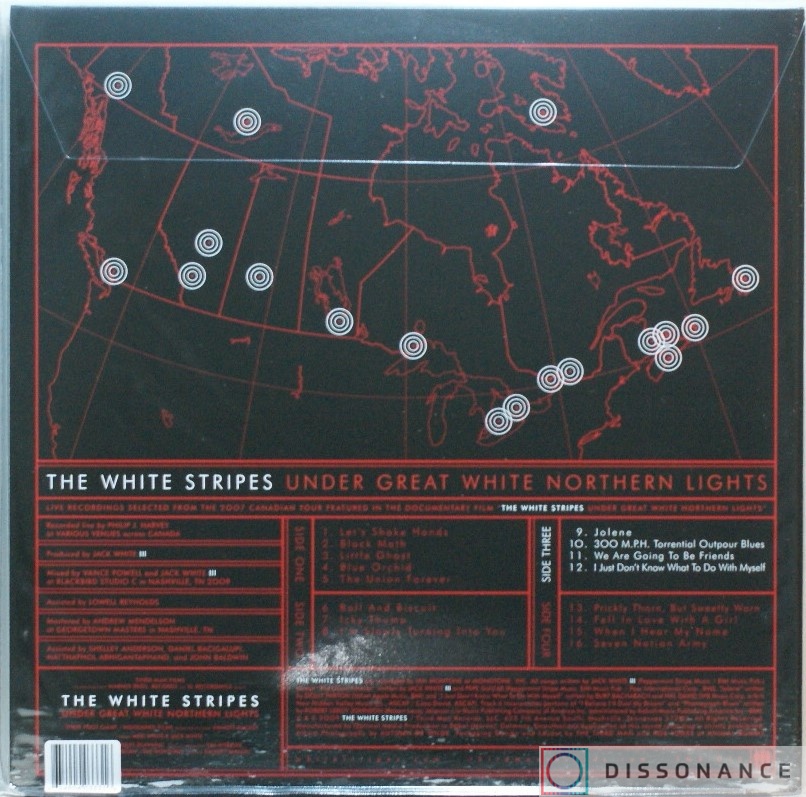 Виниловая пластинка White Stripes - Under Great White Northern Lights (2010) - фото 1