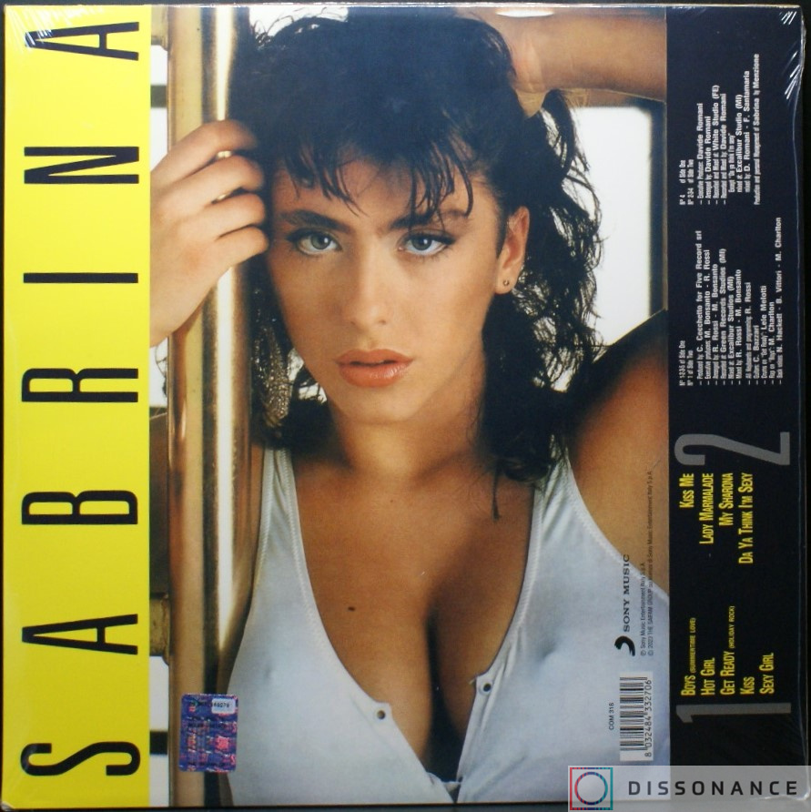 Виниловая пластинка Sabrina - Sabrina (1987) - фото 1