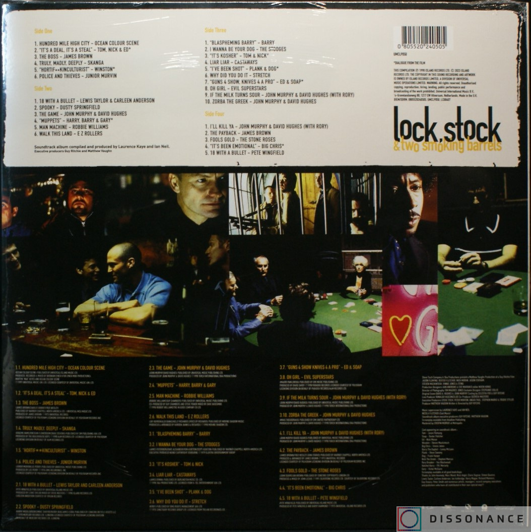 Виниловая пластинка Ost (Soundtrack) - Lock Stock And Two Smoking Barrels (1998) - фото 1