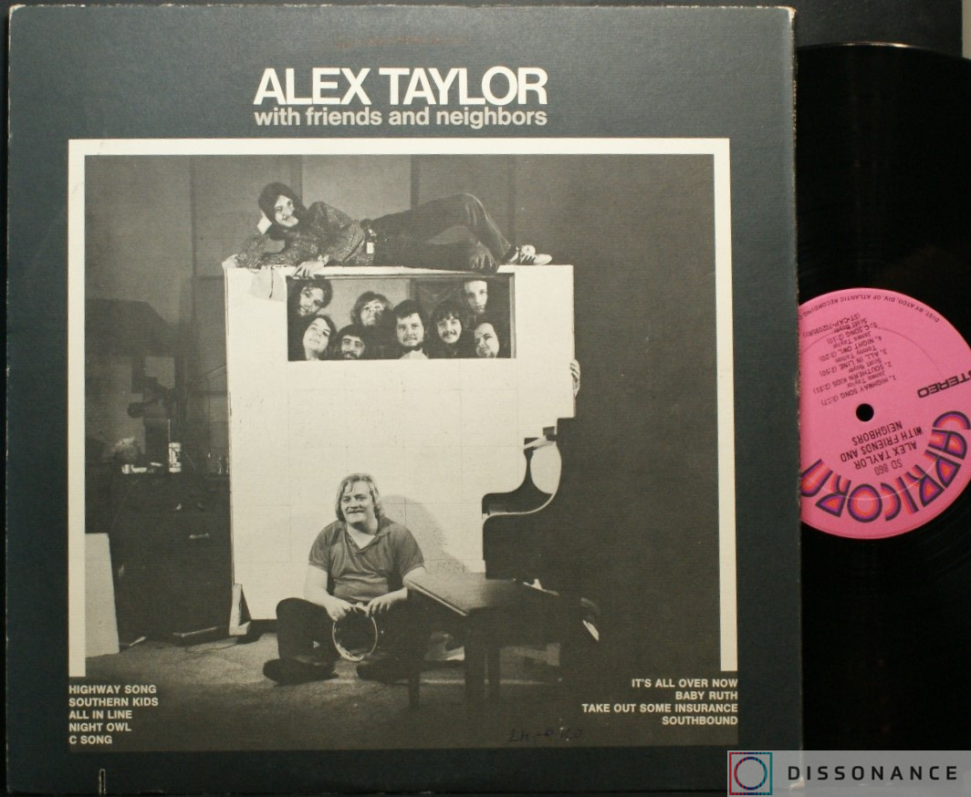 Виниловая пластинка Alex Taylor - With Friends And Neighbours (1971) - фото 2