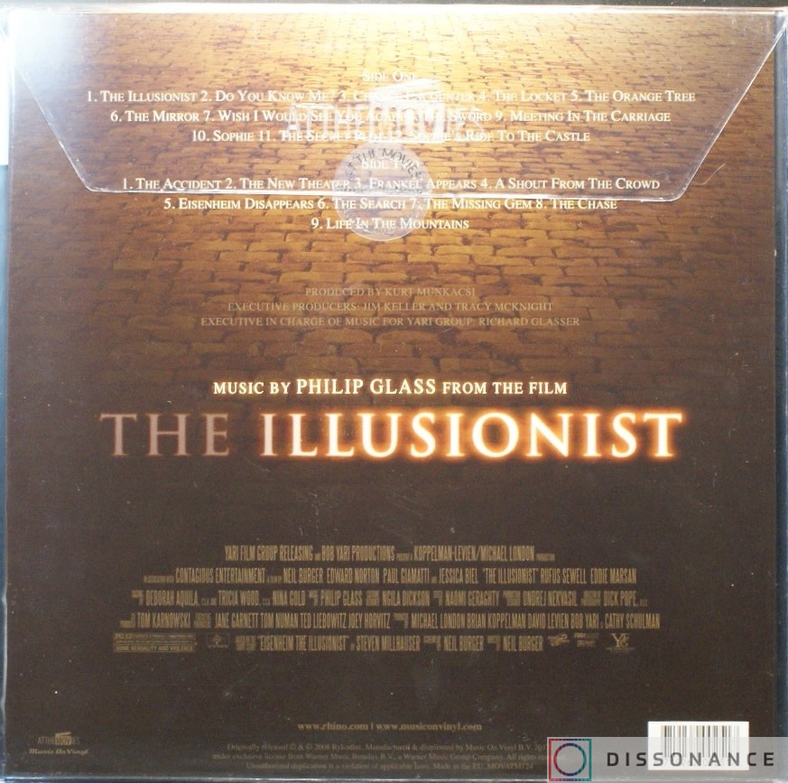 Виниловая пластинка Ost (Soundtrack) - Illusionist (2008) - фото 1