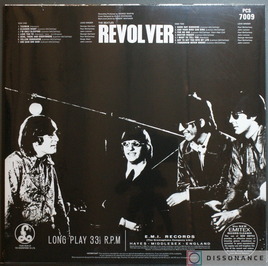Виниловая пластинка Beatles - Revolver (1966) - фото 1