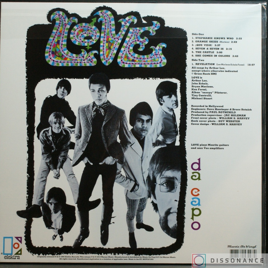 Виниловая пластинка Love - Da Capo (1966) - фото 1