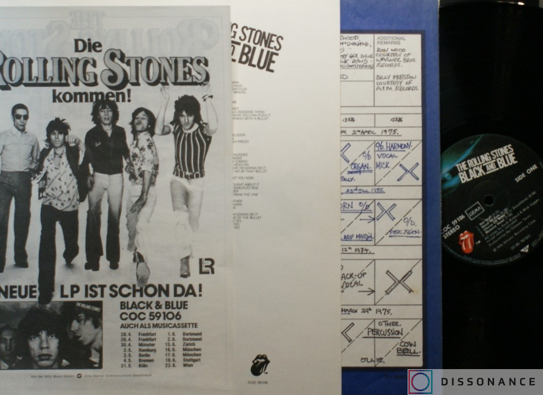 Виниловая пластинка Rolling Stones - Black And Blue (1976) - фото 3