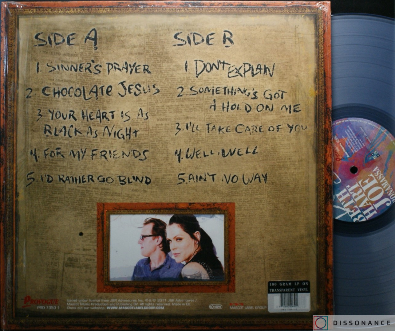 Виниловая пластинка Joe Bonamassa And Beth Hart - Dont Explain (2011) - фото 1