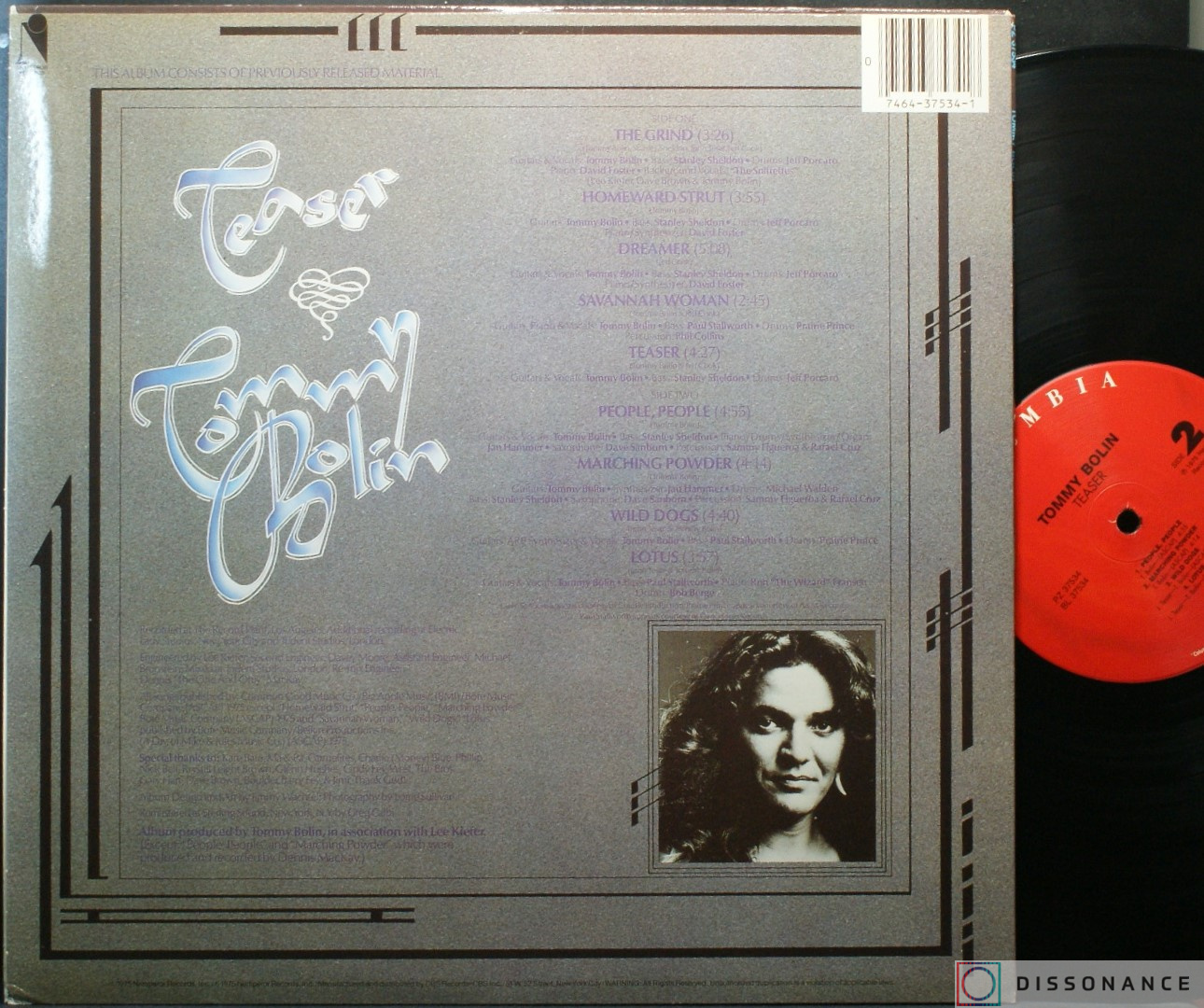 Виниловая пластинка Tommy Bolin - Teaser (1975) - фото 1