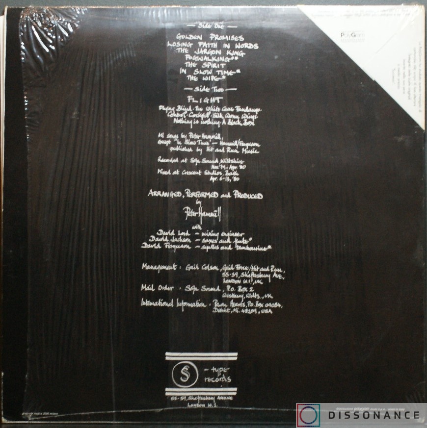 Виниловая пластинка Peter Hammill - A Black Box (1980) - фото 1