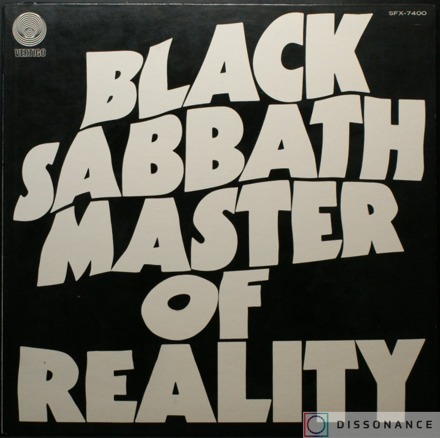 Виниловая пластинка Black Sabbath - Master Of Reality (1971) - фото обложки