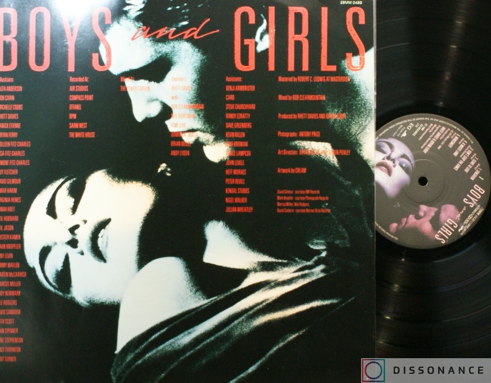 Виниловая пластинка Bryan Ferry - Boys And Girls (1985) - фото 2
