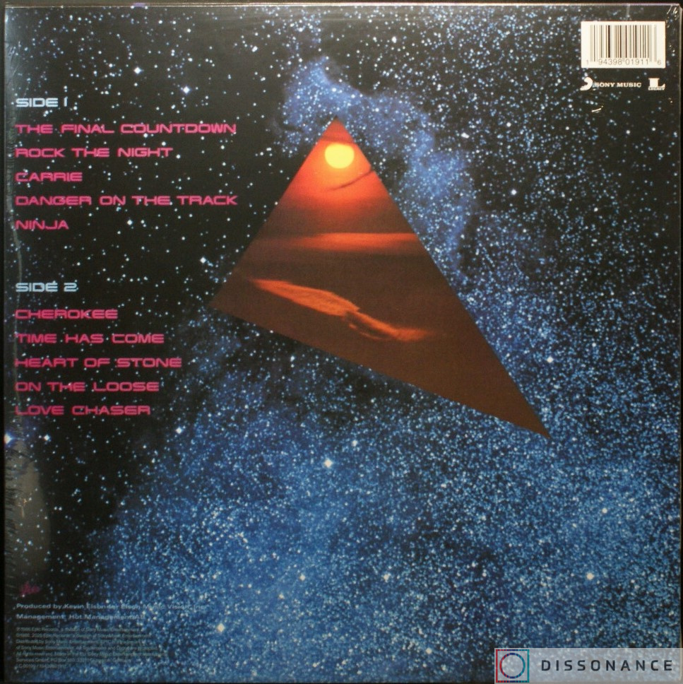 Виниловая пластинка Europe - Final Coundown (1986) - фото 1