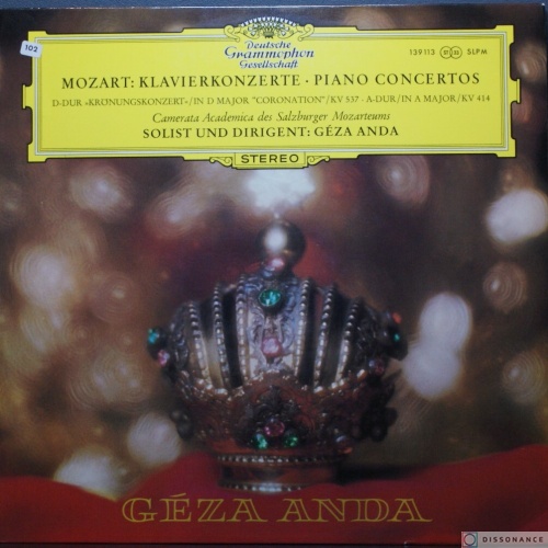 Виниловая пластинка Mozart - Kronungskonzert KV 537 Und Klavierkonzert A Dur KV 414 (1965)