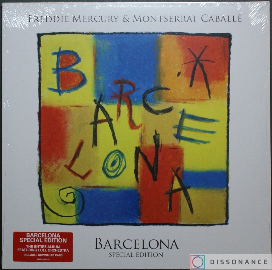 Виниловая пластинка Freddie Mercury - Barcelona (1988) - фото обложки