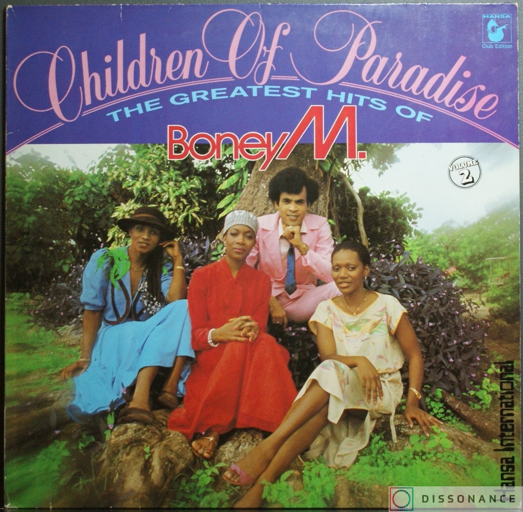 Виниловая пластинка Boney M - Children Of Paradise (1981) - фото обложки