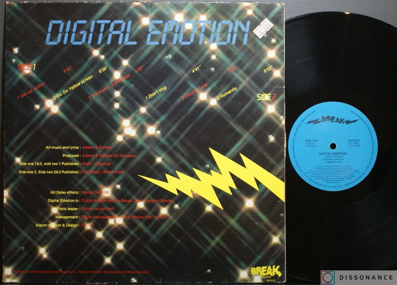 Виниловая пластинка Digital Emotion - Digital Emotion (1984) - фото 1