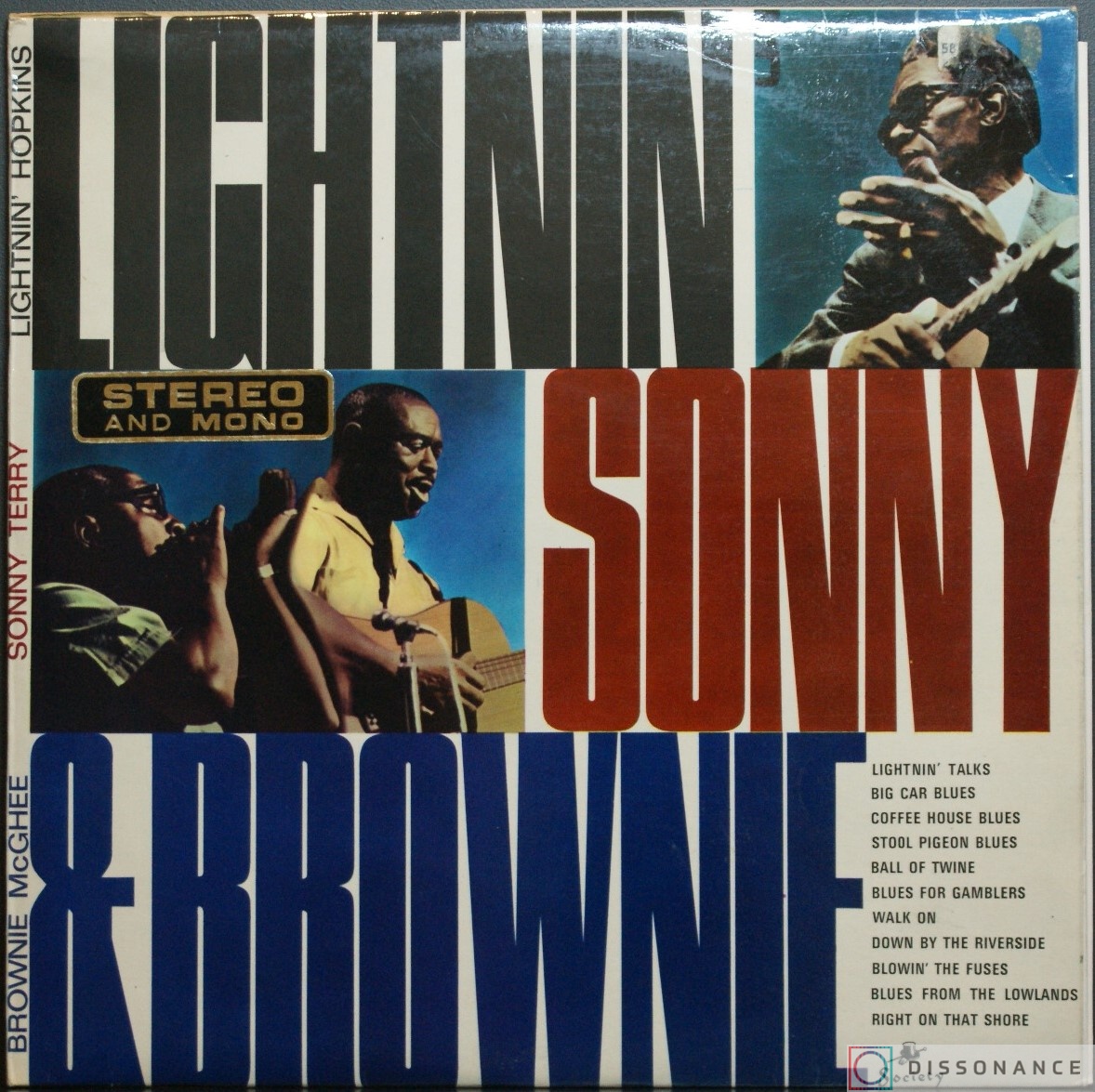 Виниловая пластинка Lightnin Hopkins - Sonny Terry and Brownie McGhee (1963) - фото обложки