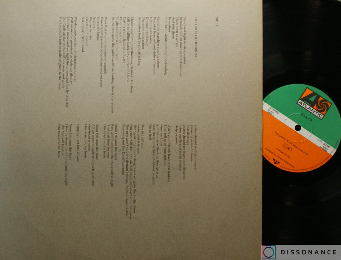 Виниловая пластинка Yes - Relayer (1974) - фото 3