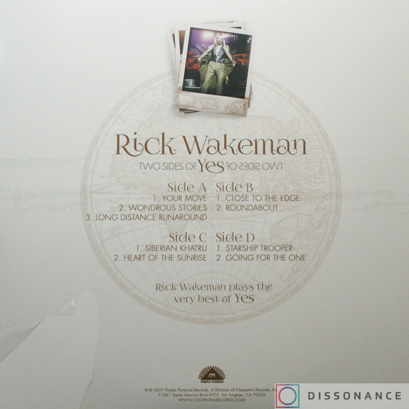 Виниловая пластинка Rick Wakeman - Two Sides Of Yes (2001) - фото 1