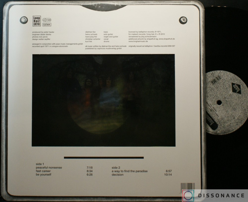 Виниловая пластинка Haze - Hazecolour Dia (1971) - фото 1