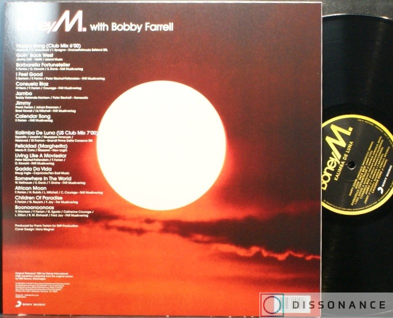 Виниловая пластинка Boney M - Kalimba De Luna (1984) - фото 1