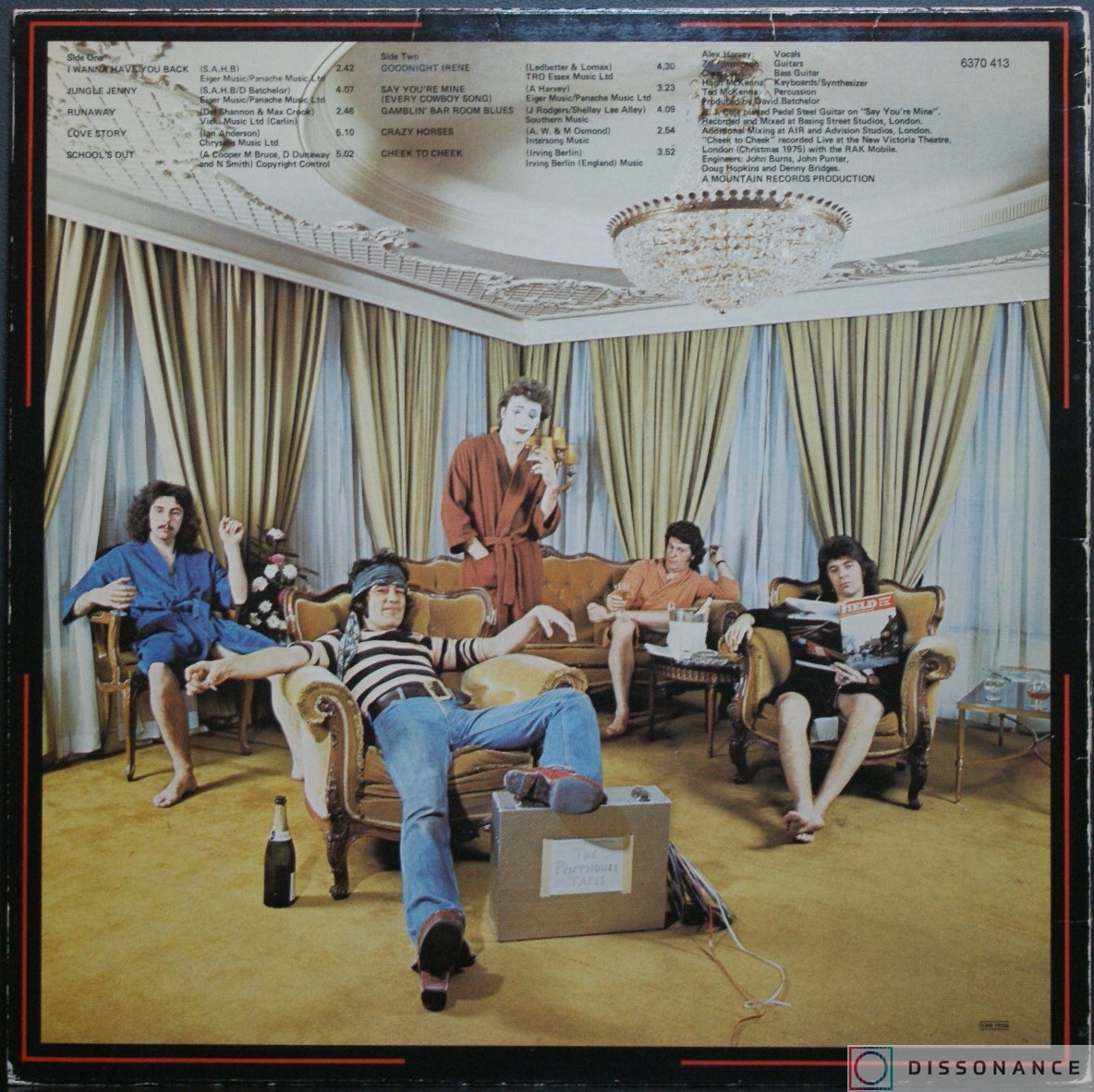 Виниловая пластинка Sensational Alex Harvey Band - Penthouse Tapes (1976) - фото 1