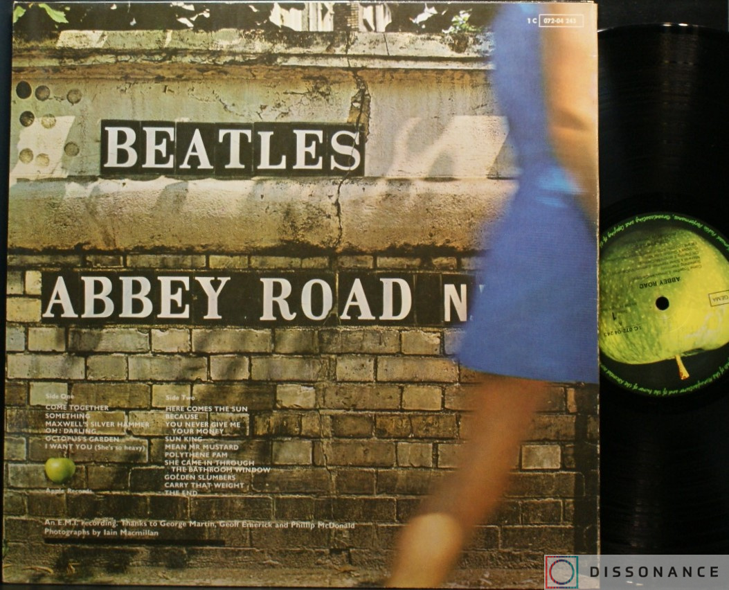 Виниловая пластинка Beatles - Abbey Road (1969) - фото 1