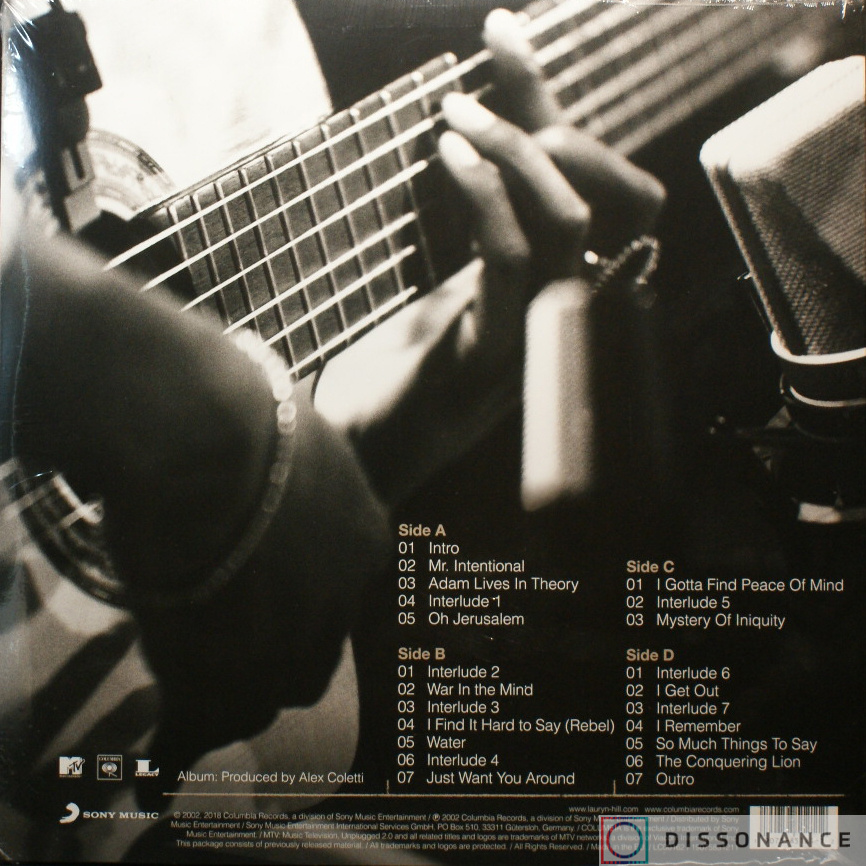 Виниловая пластинка Lauryn Hill - MTV Unplugged No. 2.0 (2002) - фото 1