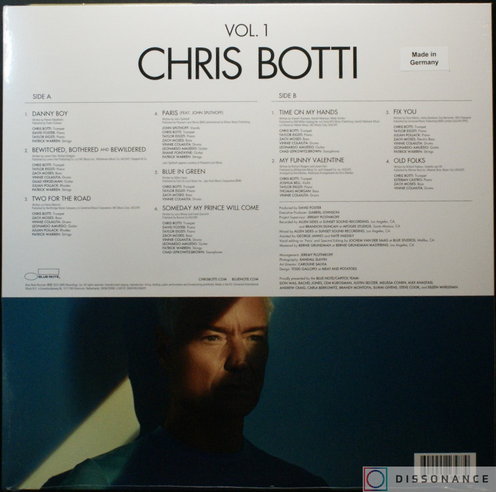 Виниловая пластинка Chris Botti - Chris Botti Vol 1 (2023) - фото 1