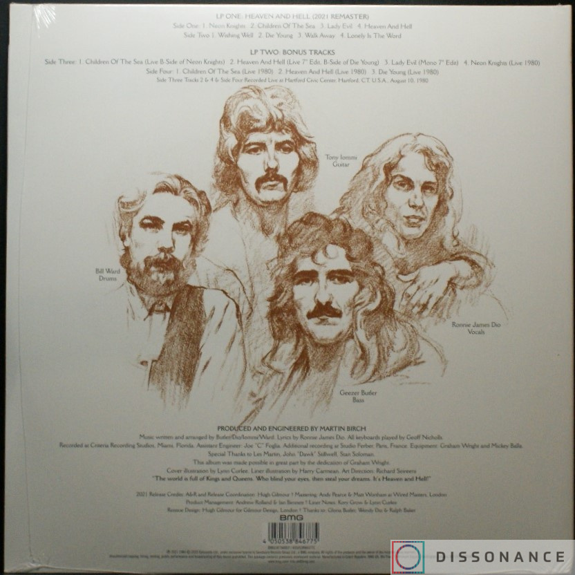 Виниловая пластинка Black Sabbath - Heaven And Hell (1980) - фото 1