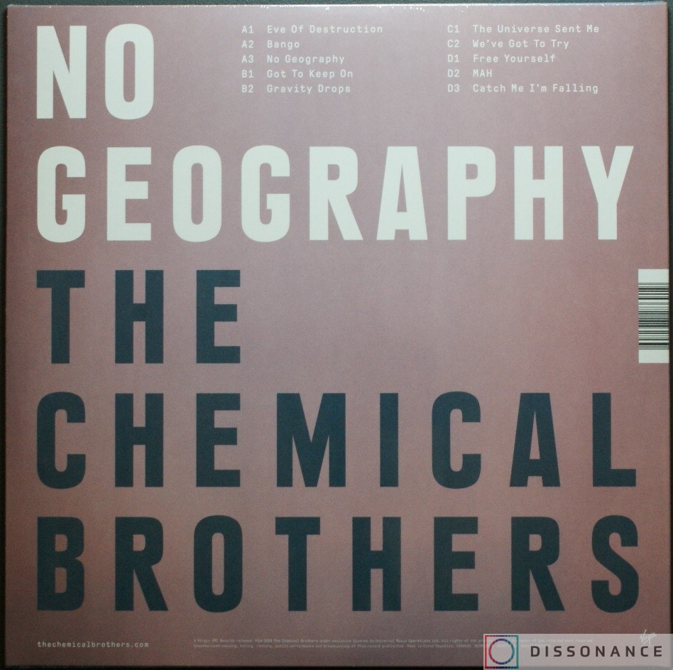 Виниловая пластинка Chemical Brothers - No Geography (2019) - фото 1