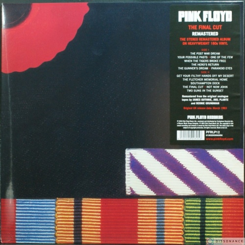 Виниловая пластинка Pink Floyd - Final Cut (1983)