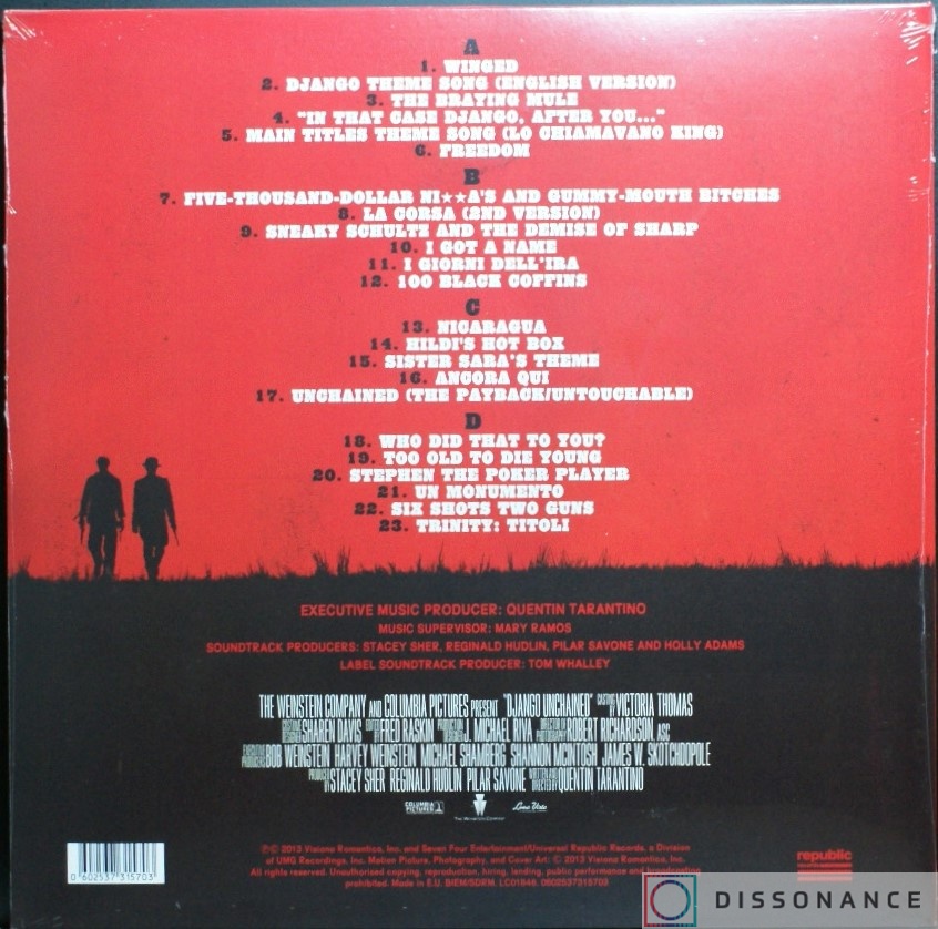 Виниловая пластинка Ost (Soundtrack) - Django (2013) - фото 1