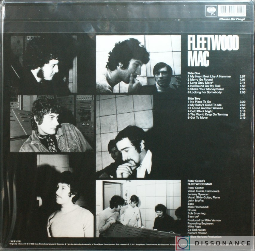 Виниловая пластинка Fleetwood Mac - Peter Green Fleetwood Mac (1968) - фото 1