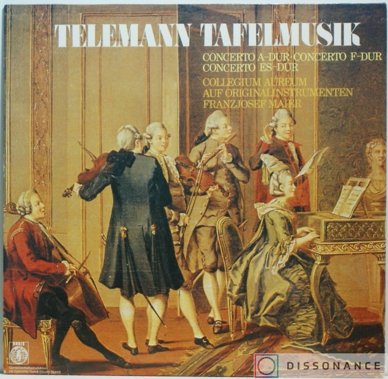 Виниловая пластинка Telemann - Tafelmusik (1977) - фото обложки