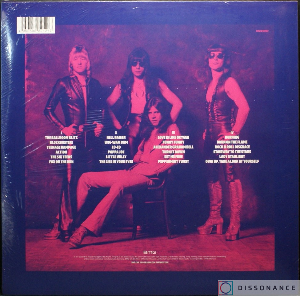 Виниловая пластинка Sweet - Greatest Hitz 1969 1978 (2022) - фото 1